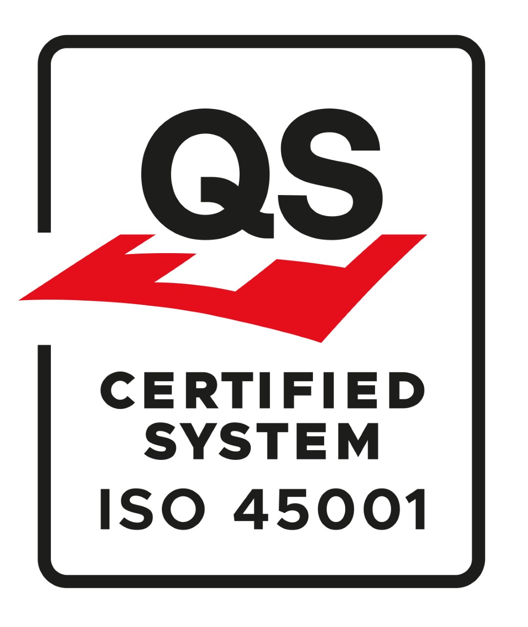 Certified system ISO 45001